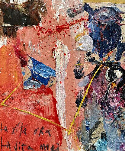 La vita ora, la vita mai. di Antonio Lucarelli, Pittura in vendita su Singulart