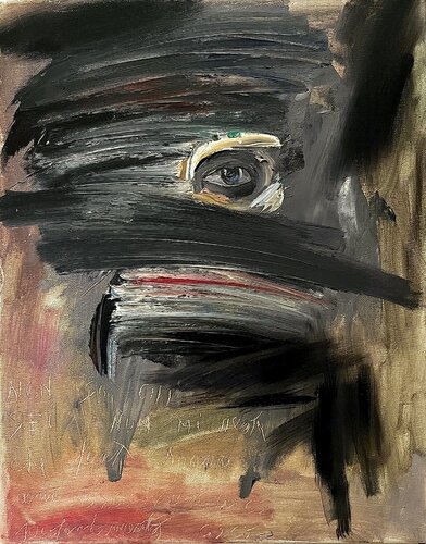 Il volto by Antonio Lucarelli, Painting for Sale on Singulart
