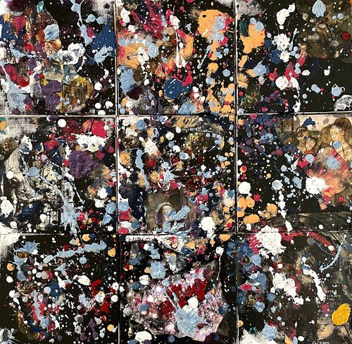 Non devi mai smettere di sperare: la fuori c’è tanta oscurità ma altrettanta luce. van Antonio Lucarelli, Schilderij te koop op Singulart