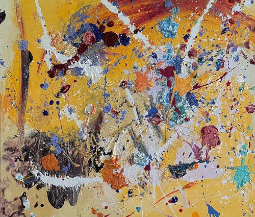 Dalla luce velata di una chiesa d’estate van Antonio Lucarelli, Schilderij te koop op Singulart
