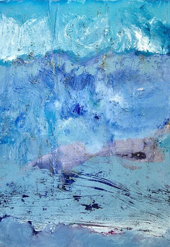 È il mare andato via. Col cielo. van Antonio Lucarelli, Schilderij te koop op Singulart