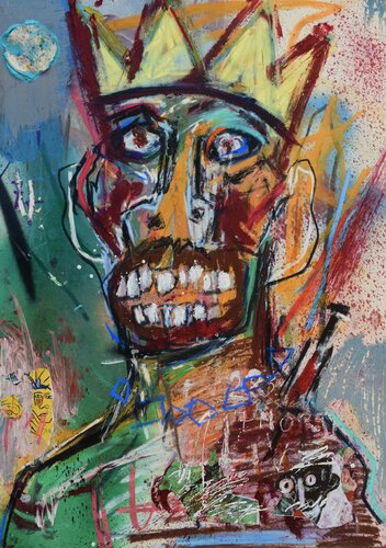 Il Re della pandemia von Antonio Lucarelli, Malerei kaufen auf Singulart