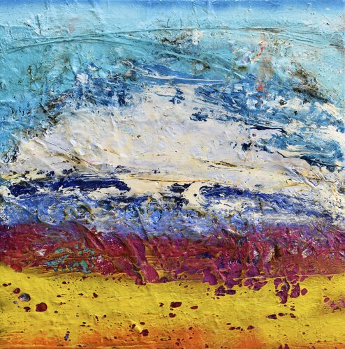 A volte io penso mentre dormo,  con i miei pensieri trasformati in nembi. von Antonio Lucarelli, Malerei kaufen auf Singulart