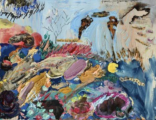 Sono passati carri armati pieni. by Antonio Lucarelli, 종이 for Sale on Singulart