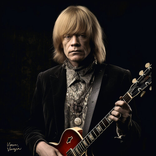 Old Brian Jones of the Rolling Stones by Vava Venezia