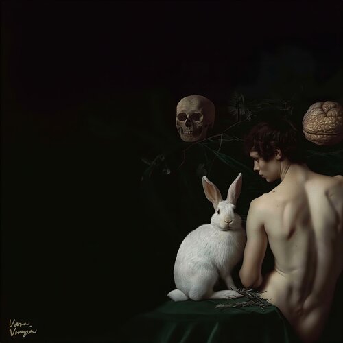 Boy with Rabbit van Vava Venezia Dellert, Fotografie te koop op Singulart