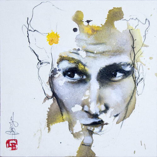 Fayoum by Laurent Bergues, 소묘 for Sale on Singulart