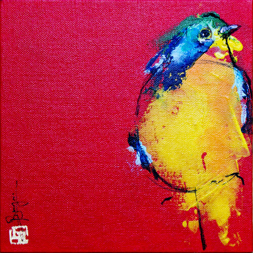 Happy Piou van Laurent Bergues, Schilderij te koop op Singulart