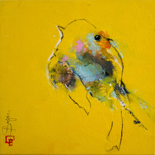 Happy Piou di Laurent Bergues, Pittura in vendita su Singulart
