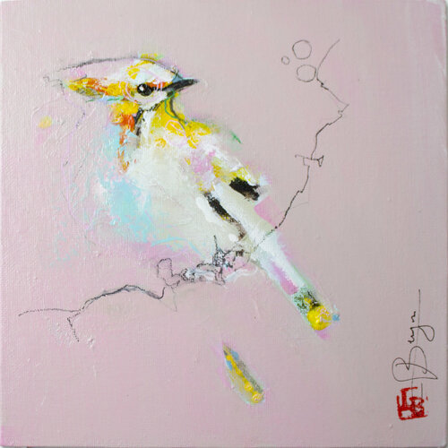 Happy Piou di Laurent Bergues, Pittura in vendita su Singulart