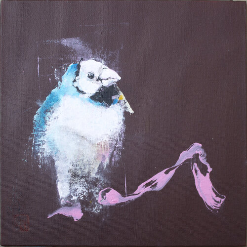 Happy Piou di Laurent Bergues, Pittura in vendita su Singulart