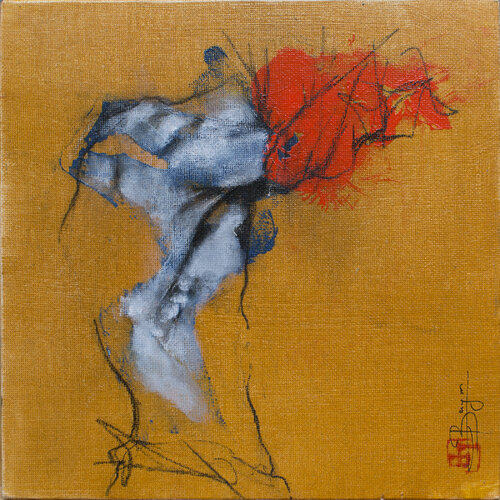 A corps by Laurent Bergues, Painting for Sale on Singulart