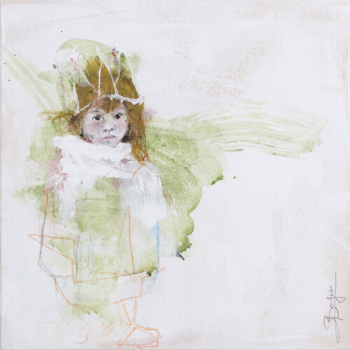 MÔME FEE des bois by Laurent Bergues, Painting for Sale on Singulart