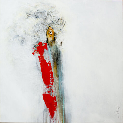Pélican by Laurent Bergues, Painting for Sale on Singulart