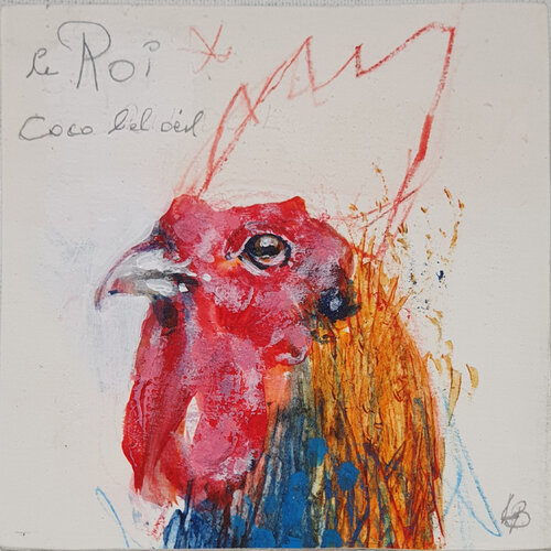 Coco Roi van Laurent Bergues, Schilderij te koop op Singulart
