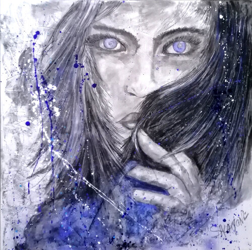 La Mistérieuse von Patrick Salamone, Malerei kaufen auf Singulart