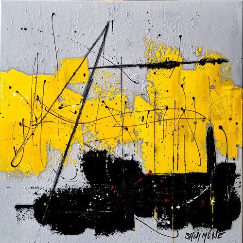 Abstrait N°10725 von Patrick Salamone, Malerei kaufen auf Singulart