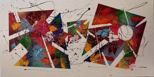 Fragments Urbain JAZZ N° A von Patrick Salamone, Malerei kaufen auf Singulart