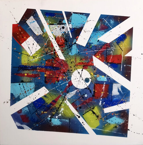 Fragment Urbain N° A 12587 von Patrick Salamone, Malerei kaufen auf Singulart