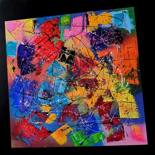 Abstrait Urbain N°A121825 von Patrick Salamone, Malerei kaufen auf Singulart