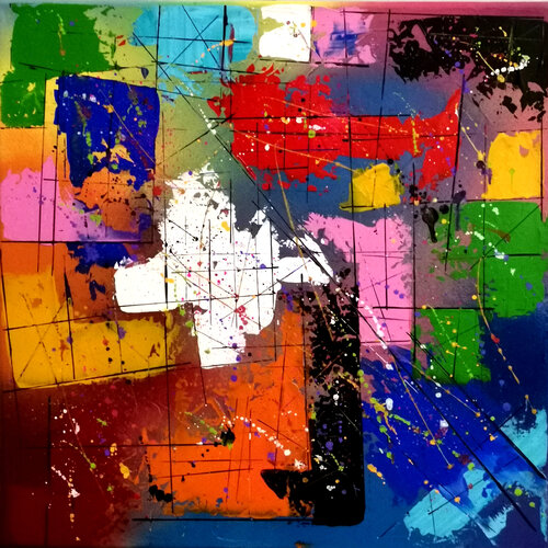Symphonie N°12 van Patrick Salamone, Schilderij te koop op Singulart