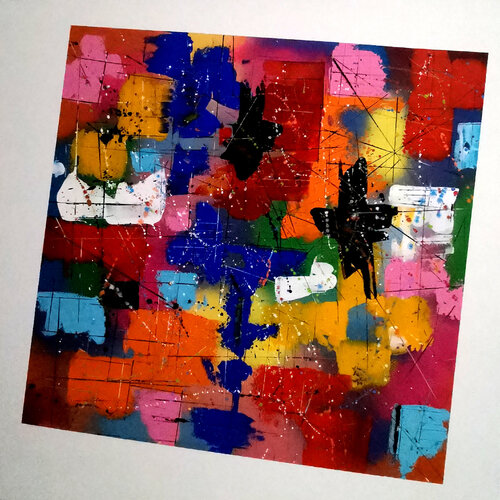 Abstrait JAZZ N°A16251211 van Patrick Salamone, Schilderij te koop op Singulart