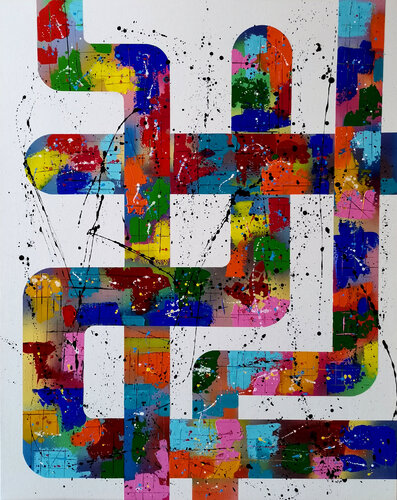 Abstrait Urbain N°A12825118 van Patrick Salamone, Schilderij te koop op Singulart