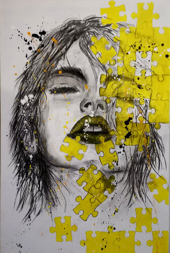 NORA puzzle di Patrick Salamone, Pittura in vendita su Singulart