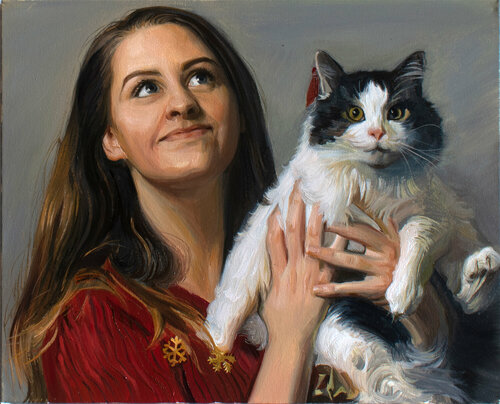 I love you. My joy and happiness by Vlad Zadvorsky, Painting for Sale on Singulart