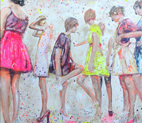 Backstage di Astrid Stöfhas, Pittura in vendita su Singulart