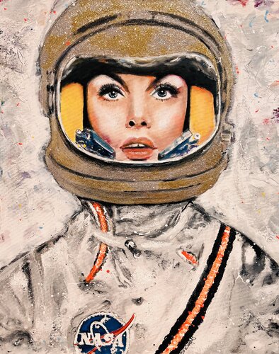 Astronaut by Astrid Stöfhas, Painting for Sale on Singulart
