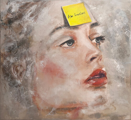 Wer  bin ich? Ada Lovelace von Astrid Stöfhas, Malerei kaufen auf Singulart