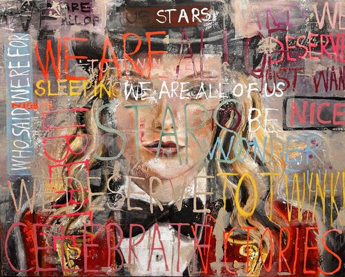 We are Stars van Astrid Stöfhas, Schilderij te koop op Singulart