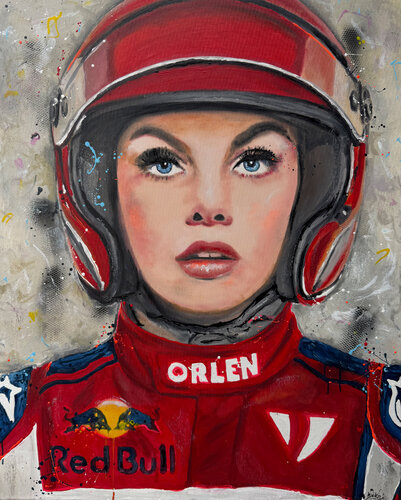 Speed Queen van Astrid Stöfhas, Schilderij te koop op Singulart