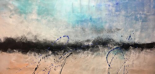 Paysage rêvé... van Dam Domido, Schilderij te koop op Singulart