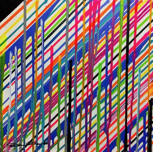 Espoir coloré van Dam Domido, Schilderij te koop op Singulart