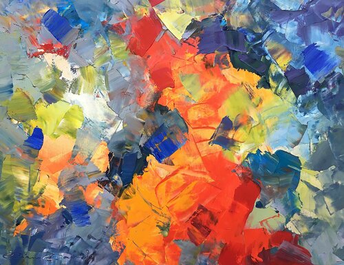 Trait d'union par Dam Domido, Peinture en vente sur Singulart
