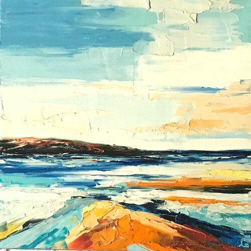 Saint Jean Cap Ferrat en Janvier van Dam Domido, Schilderij te koop op Singulart