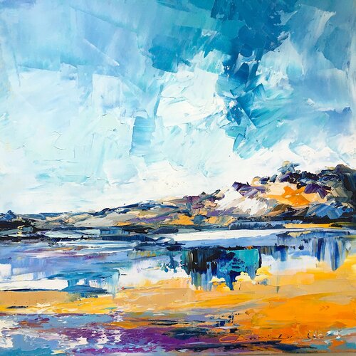 Reflets solaires van Dam Domido, Schilderij te koop op Singulart