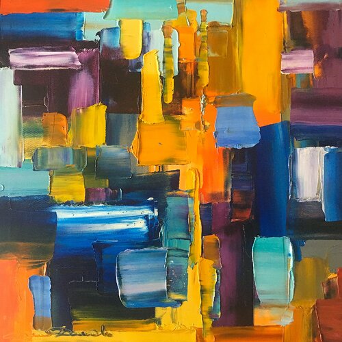 Abstraction 200 31 van Dam Domido, Schilderij te koop op Singulart