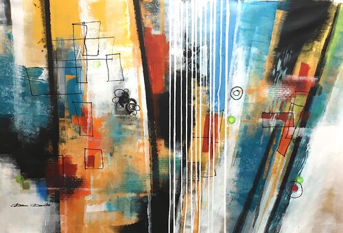 A piece of wall by Dam Domido, 油畫 for Sale on Singulart