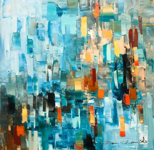 Blue wild world von Dam Domido, Malerei kaufen auf Singulart