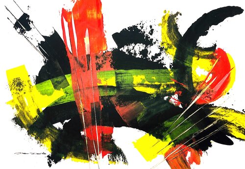 Abstraction minimaliste N°10 van Dam Domido, Schilderij te koop op Singulart