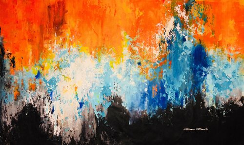 Éphémère aurore van Dam Domido, Schilderij te koop op Singulart