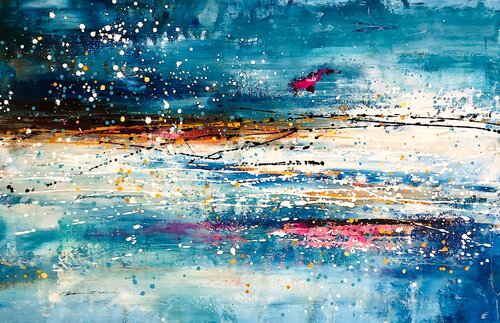 My blue world de Dam Domido, Pintura a la venta en Singulart