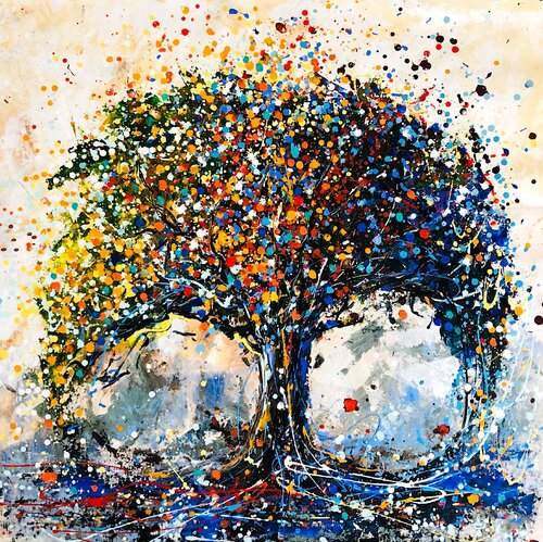 Tree of life 3 von Dam Domido, Malerei kaufen auf Singulart