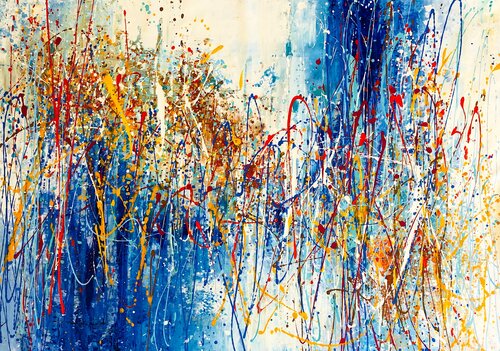 Ciel d'azur di Dam Domido, Pittura in vendita su Singulart