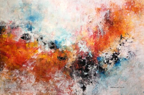 Enchanting shores van Dam Domido, Schilderij te koop op Singulart
