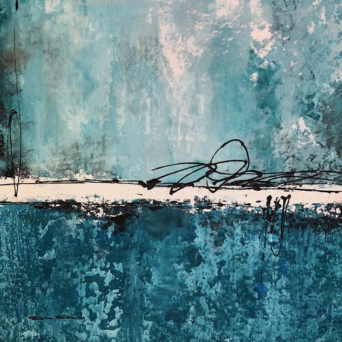 Not a seascape, not a Rothko von Dam Domido, Malerei kaufen auf Singulart