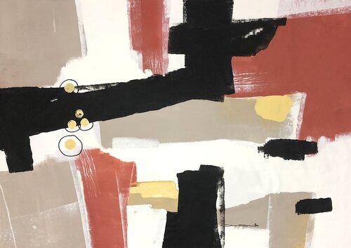 Bouquet abstrait di Dam Domido, Pittura in vendita su Singulart